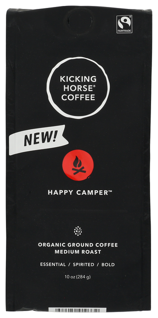 Kicking Horse Coffee Grnd Happy Camper - No Plunge - Front