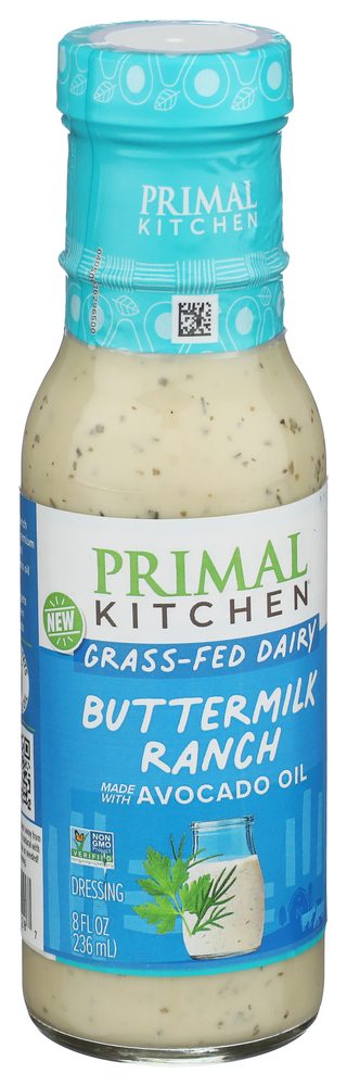 Primal Kitchen Dressing Ranch Btrmlk Dy - Left - Front