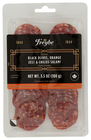Freybe Salami Blck Olvs Orng Zs - No Plunge - Front