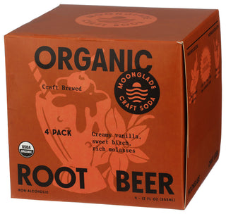 Moonglade Craft Soda Soda Root Beer Org 4pk - Right - Front