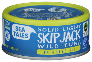 Sea Tales Oil Olive Skipjack Tuna - Centre - Front