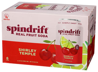 Spindrift Soda Shirley Temple 6pk - Right - Front