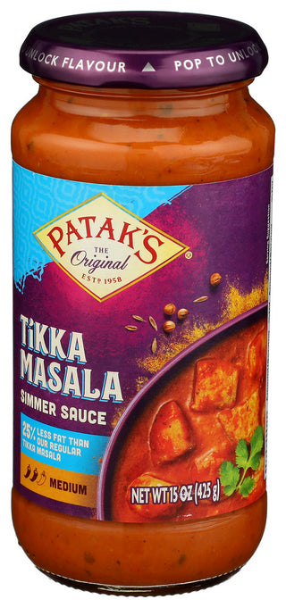 Pataks Sauce Tkka Msala Low Fat - Right - Front