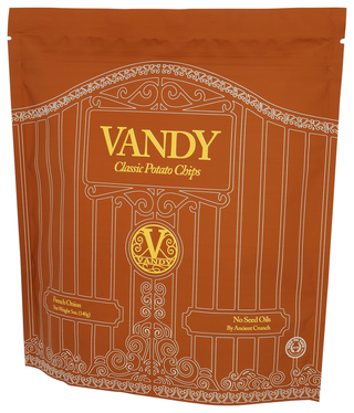 Vandy Chips Frnch Onion Potato - Right - Front