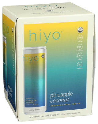 Hiyo Na Mktl Pnpl Coconut 4pk - Left - Front