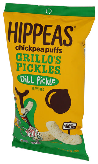 Hippeas Puffs Grillos Dill Pckle - Right - Front