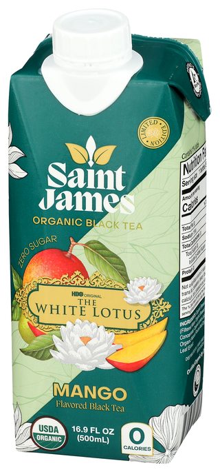 Saint James Brands Llc Tea Black Wl Mango Org - Right - Front