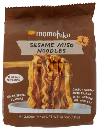 Momofuku Noodles Sesame Miso 4pk - No Plunge - Front