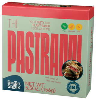 Beanstalk Brands Pastrami Plant Based - Right - Front