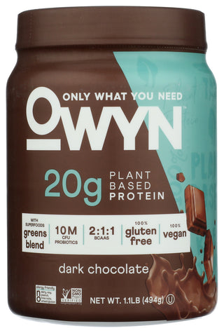 Owyn Protein Pwd Dark Chocolat - No Plunge - Front