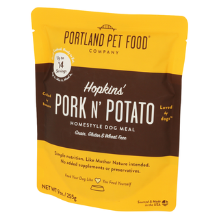 Portland Pet Food Company Meal Dog Pork N Potato - Right - Front