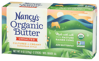 Nancys Butter Unsalted Organic - Right - Front