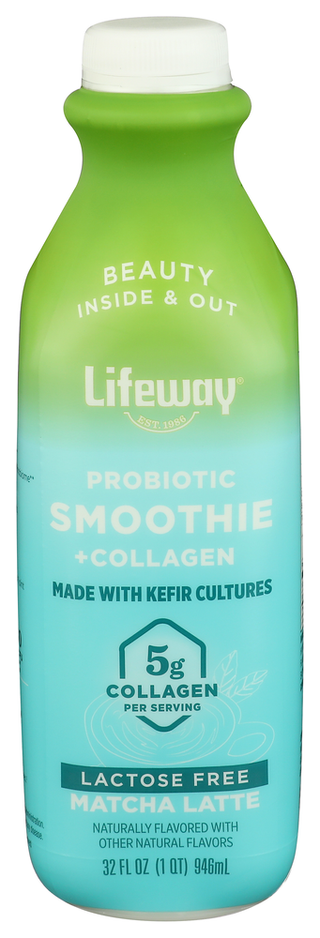 Lifeway Smoothie Matcha Latte - Centre - Front