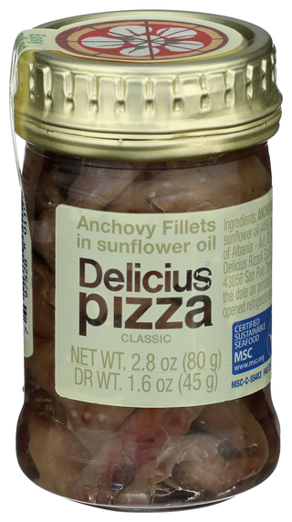 Delicius Anchovy Flt Sfwr Oil - Centre - Front