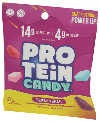 Protein Candy Candy Berry Punch Prtn - Right - Front
