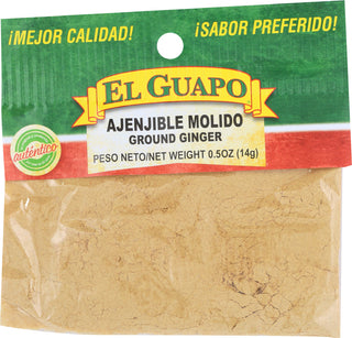 EL GUAPO GROUND GINGER, 0.5 OZ. - No Plunge - Front