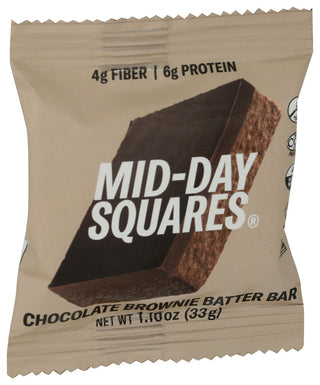 Mid Day Squares Bar Brownie Batter - Left - Front