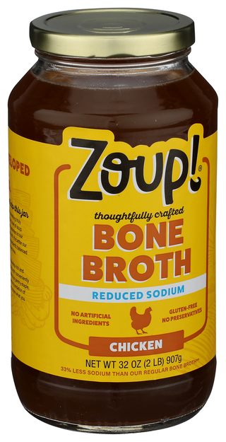 Zoup Good Really Broth Bone Chckn Low Sod - Left - Front
