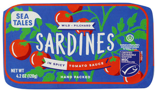 Sea Tales Sardines Spcy Tomato Sc - No Plunge - Front