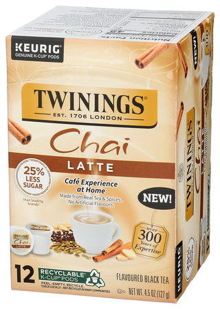 Twining Tea Tea Chai Latte Kcup - Right - Front