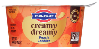 Fage Yogurt Peach Cobbler - No Plunge - Front