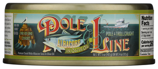 Pole And Line Tuna Albcr Chnk Olv Oil - No Plunge - Front