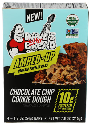 Daves Killer Bread Bar Prtn Cho Chp Cookdgh - Centre - Front