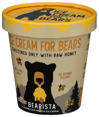 Ice Cream For Bears Ice Cream Coffee Chip - Right - Front