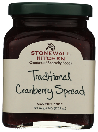 Stonewall Kitchen Spread Cranberry Tradtl - No Plunge - Front