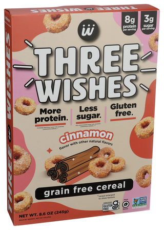 Three Wishes Cereal Cinna Grain Free - Left - Front