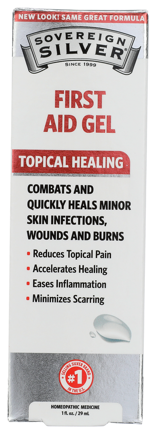 Sovereign Silver Silver First Aid Gel - No Plunge - Front