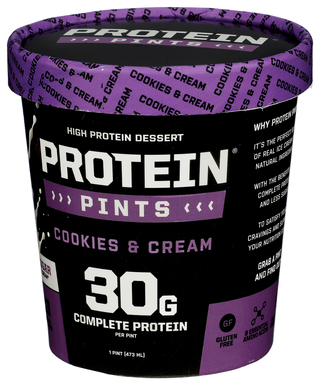 Protein Pints Ice Cream Prtn Ckie Crm - Right - Front