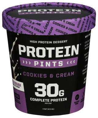 Protein Pints Ice Cream Prtn Ckie Crm - Centre - Front