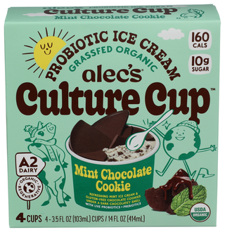Alecs Ice Cream Ice Cream 4pk Mnt Chc Ck - Centre - Front