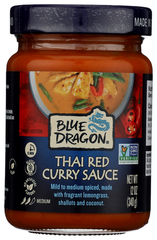 Blue Dragon Sauce Thai Red Curry - No Plunge - Front