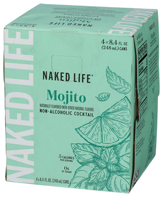 Naked Life Na Cktl Mojito 4pk - Right - Front