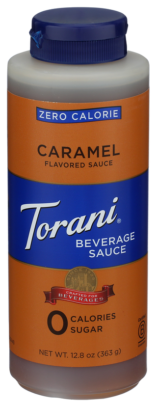 Torani Beverage Sauce 0cal Carm - Centre - Front