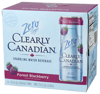 Clearly Canadian Water Spr Frst Blkbrry 6 - Right - Front
