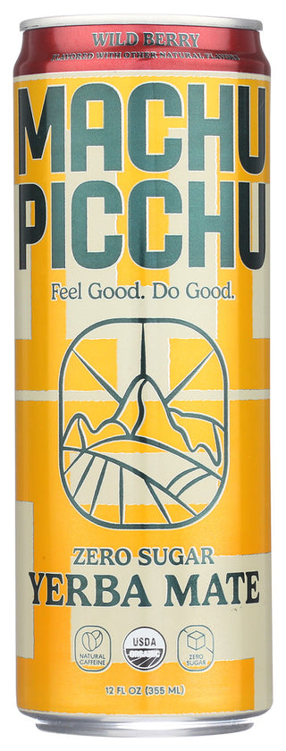 Machu Picchu Yerba Mate Wld Berry Org - No Plunge - Front