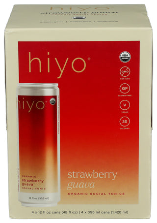Hiyo Na Mocktl Strwb Guav 4pk - Centre - Front
