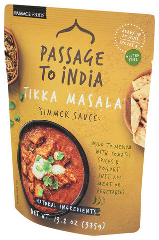 Passage Foods Sauce Tikka Masala - Right - Front