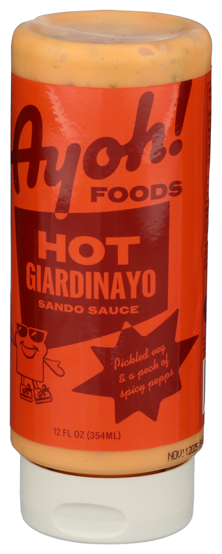 Ayoh Foods Sauce Sando Giardinayo - Right - Front