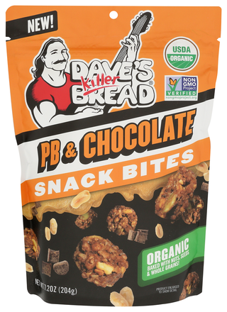 Daves Killer Bread Bites Granola Pb Choc - Centre - Front
