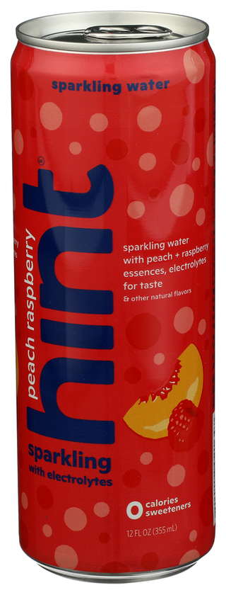 Hint Water Sp Elect Pch Rspbr - Centre - Front