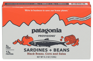Patagonia Provisions Sardines & Beans Blk Bns - Centre - Front