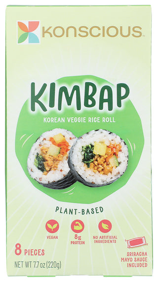 Konscious Roll Vggie Rice Kmbap Pb - No Plunge - Front