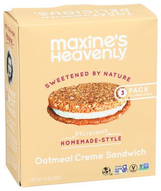 Maxines Heavenly Cookie Sw Oatml Crm Pie - Left - Front