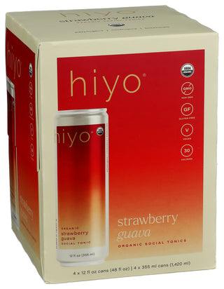 Hiyo Na Mocktl Strwb Guav 4pk - Left - Front
