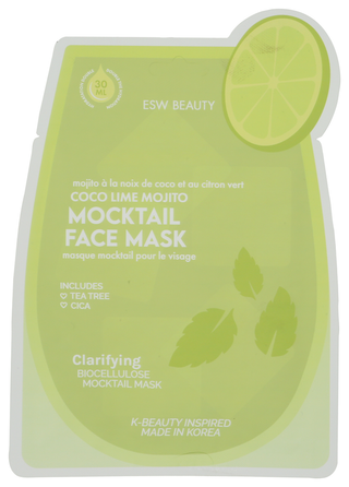 Esw Beauty Facial Mask Lime Mojito - No Plunge - Front