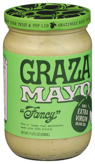 Graza Mayo Fancy Jar - Left - Front